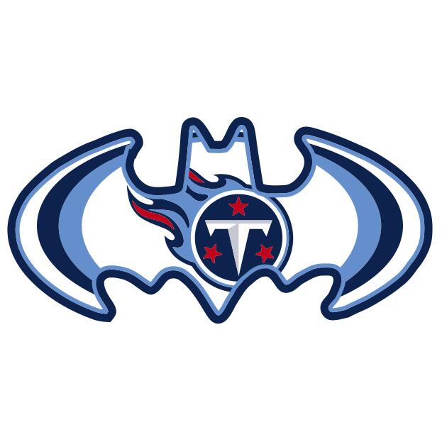Tennessee Titans Batman Logo fabric transfer